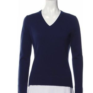 Beautiful 100% cashmere TSE sweater, gorgeous blue
